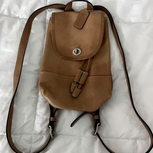Coach Backpack ( Tan)